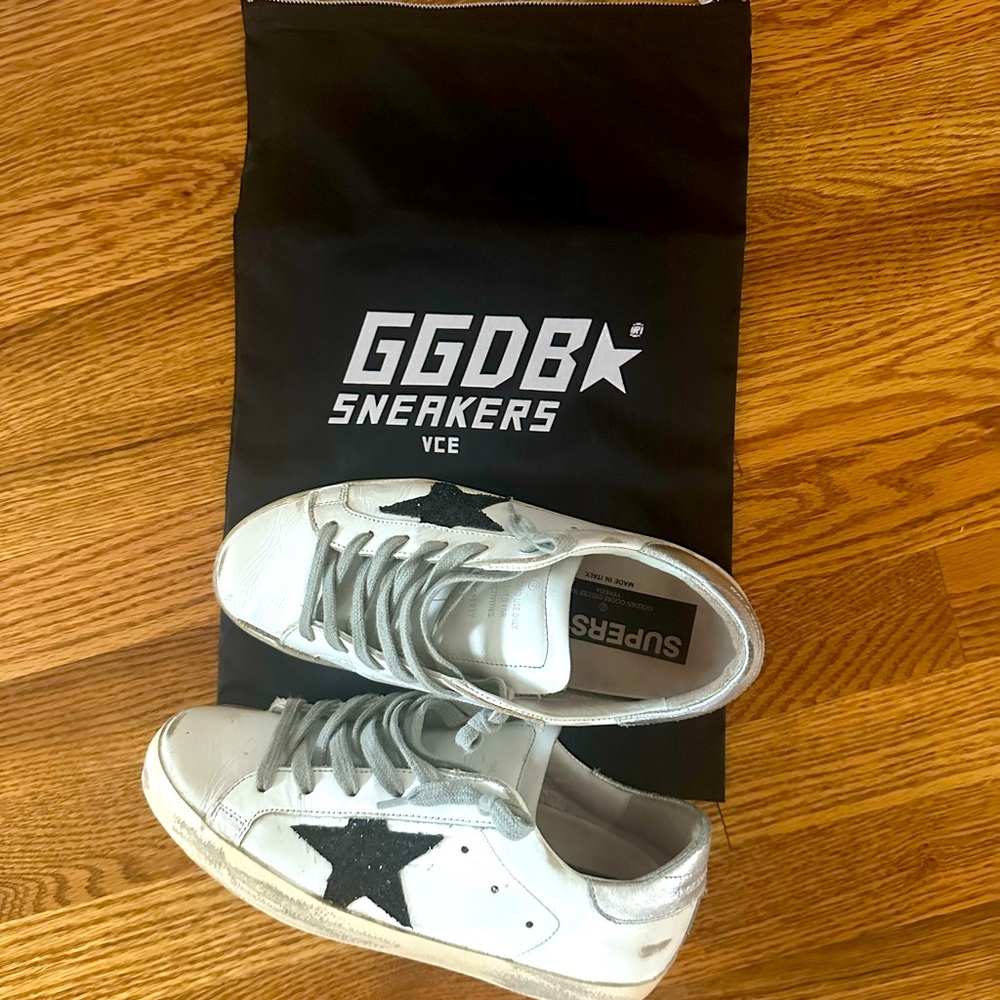 Golden Goose Superstar low tops AUTHENTIC with bag!  Sz 36 (fit- US 6-6.5)